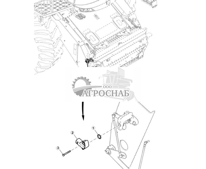 Датчик положения наклона жатки - ST821933 615.jpg